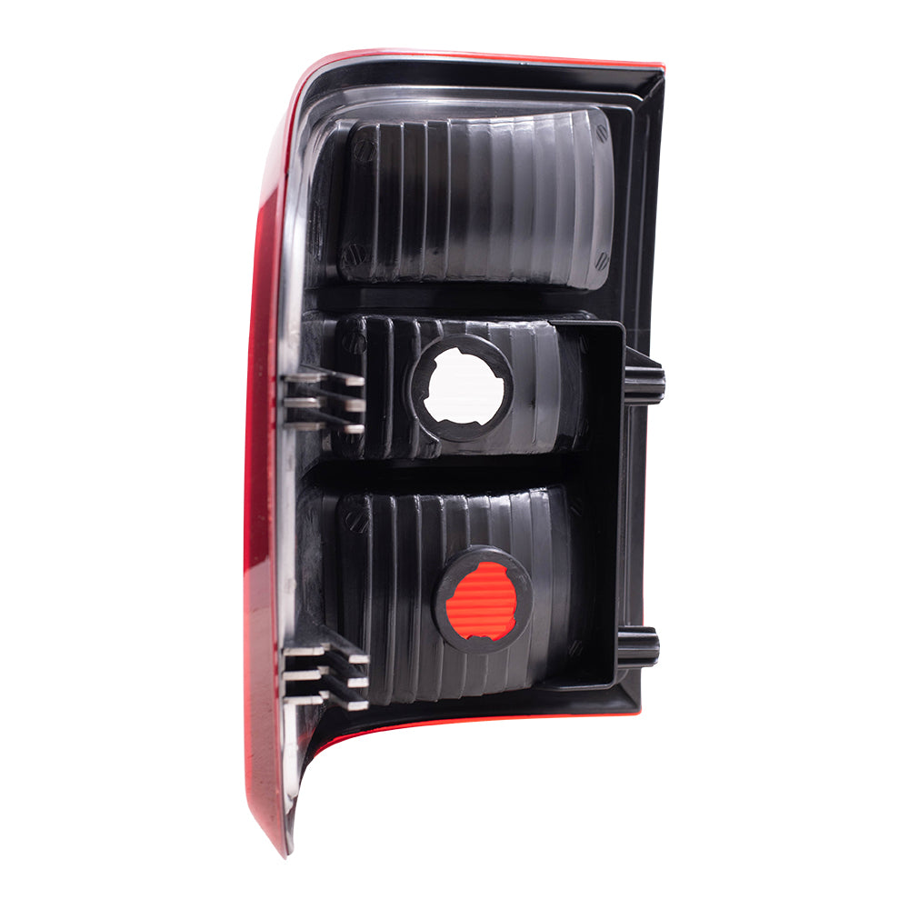 Brock Replacement Passengers Taillight Tail Lamp Lens Compatible with 2004-2009 F150 Flareside Pickup Truck 7L3Z13404BA