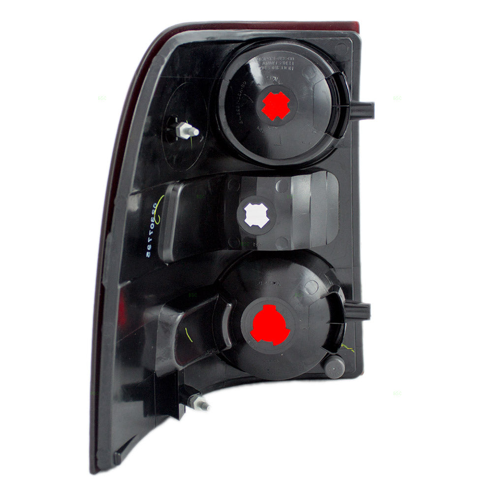 Brock Replacement Passengers Taillight Tail Lamp Compatible with 2006-2010 Explorer 6L2Z13404CA
