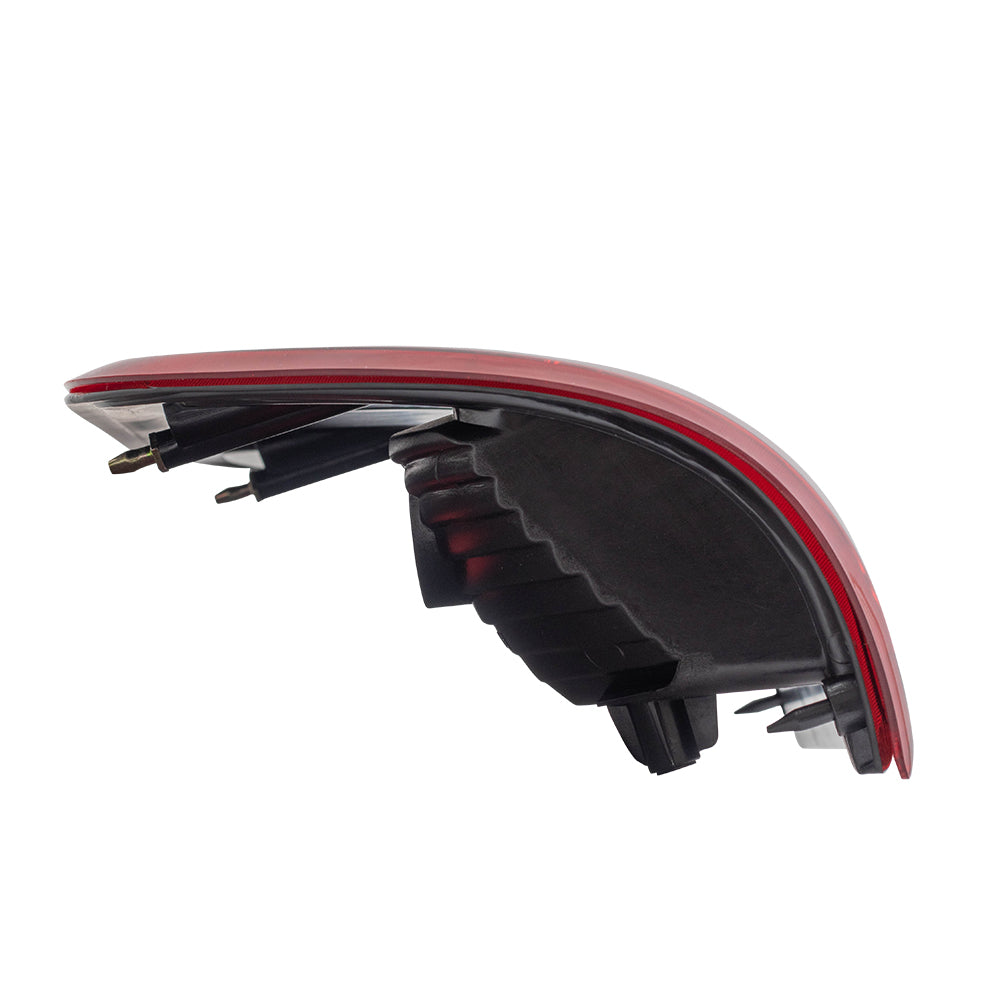 Brock Replacement Driver and Passenger Taillights with Smoked Lens Compatible with 2004-2008 F150 Styleside Pickup Truck 6L3Z13405AA 6L3Z13404AA