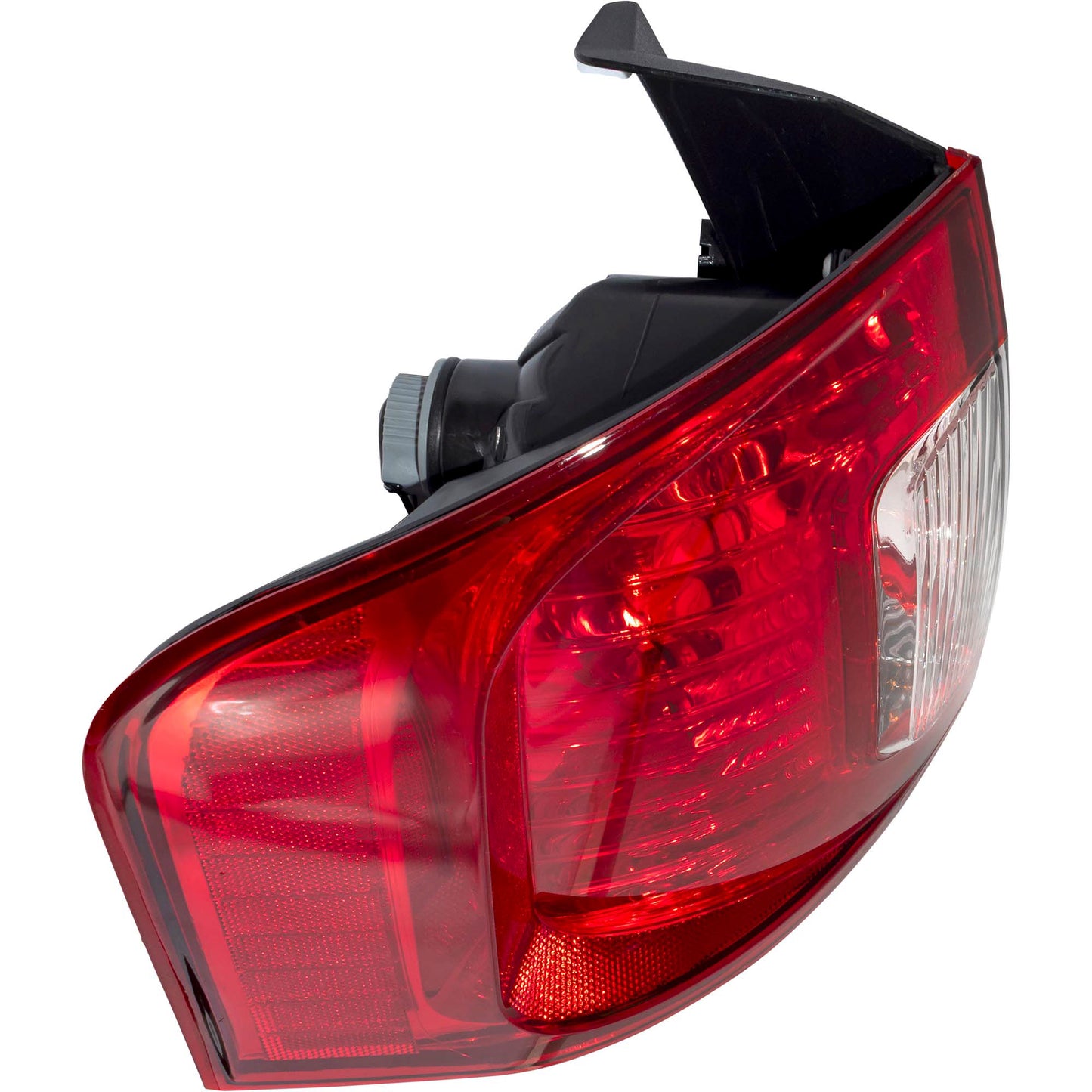 Brock Driver Side Left Tail Light Assembly With Red/Clear Lens Compatible with 2011-2014 Ford Edge SE/Limited/SEL 3222-2087L