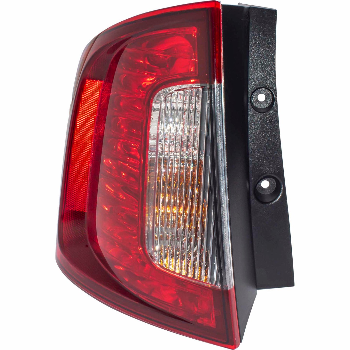 Brock Driver Side Left Combination Tail Light Assembly With Smoked Red Lens/Clear Back-Up Lens Compatible with 2011-2014 Ford Edge Sport 3222-2088L