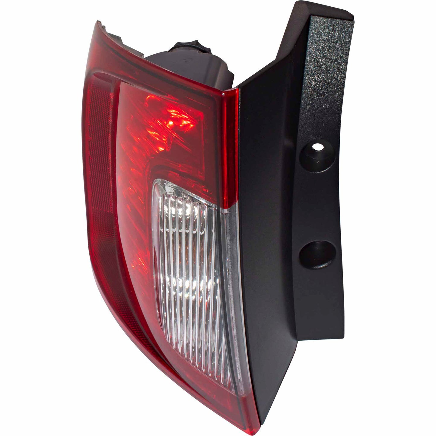 Brock Driver Side Left Combination Tail Light Assembly With Smoked Red Lens/Clear Back-Up Lens Compatible with 2011-2014 Ford Edge Sport 3222-2088L