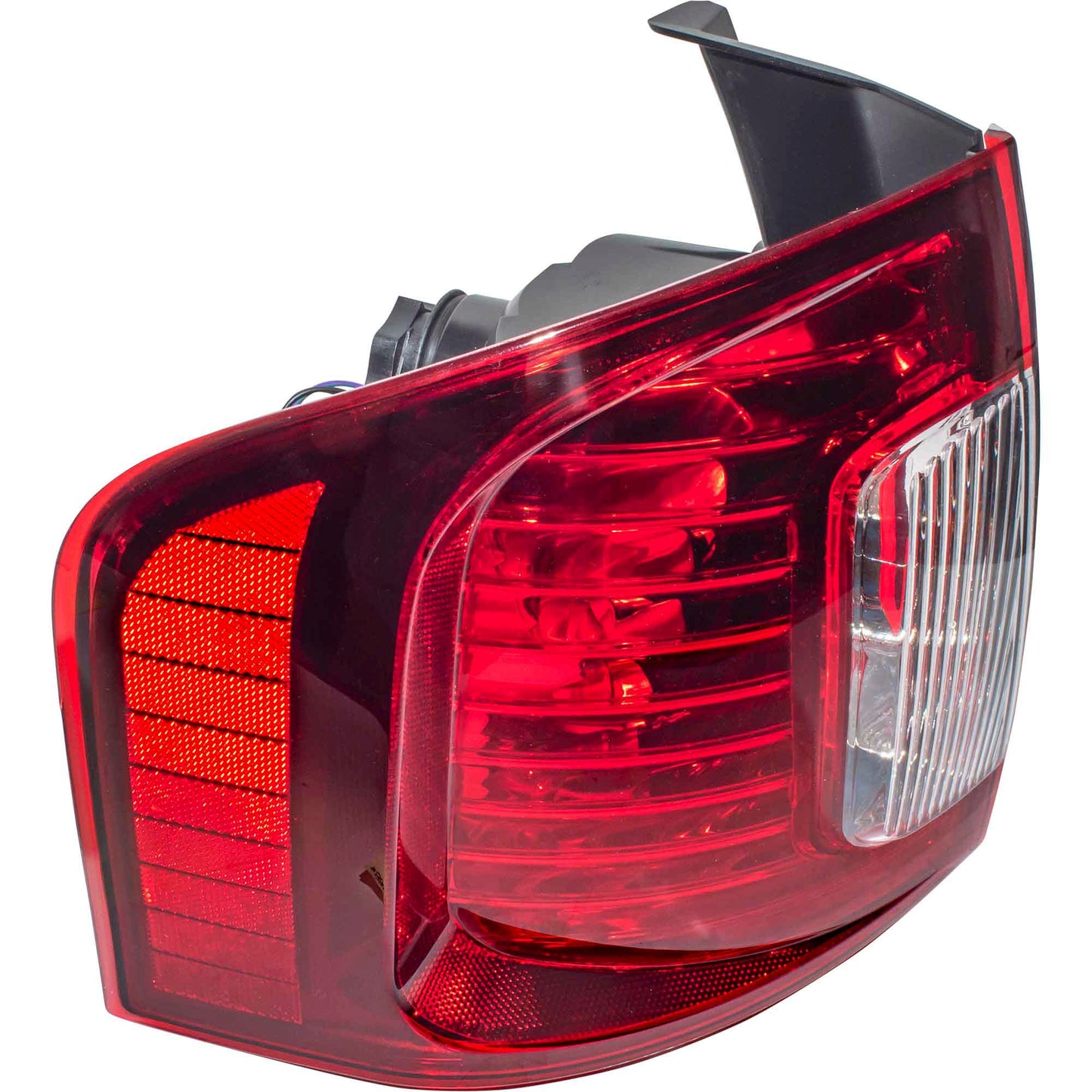 Brock Driver Side Left Combination Tail Light Assembly With Smoked Red Lens/Clear Back-Up Lens Compatible with 2011-2014 Ford Edge Sport 3222-2088L