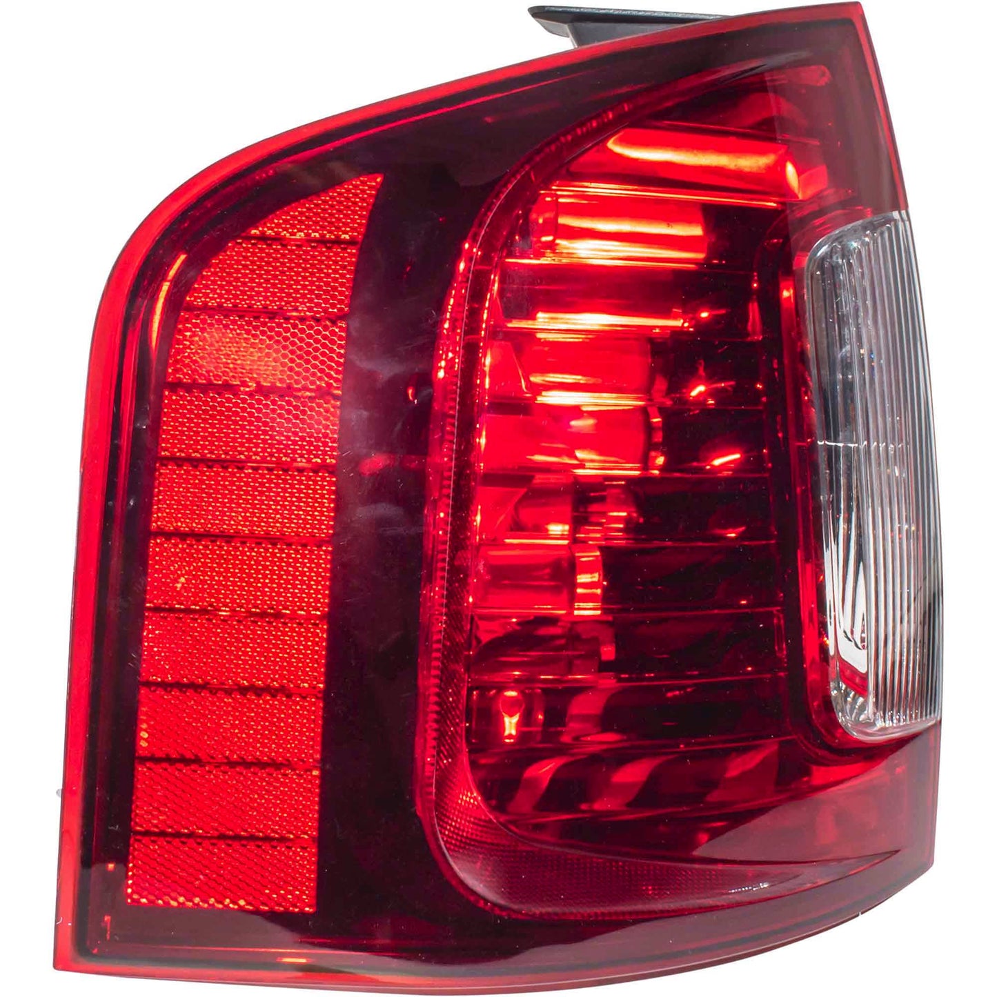 Brock Driver Side Left Combination Tail Light Assembly With Smoked Red Lens/Clear Back-Up Lens Compatible with 2011-2014 Ford Edge Sport 3222-2088L