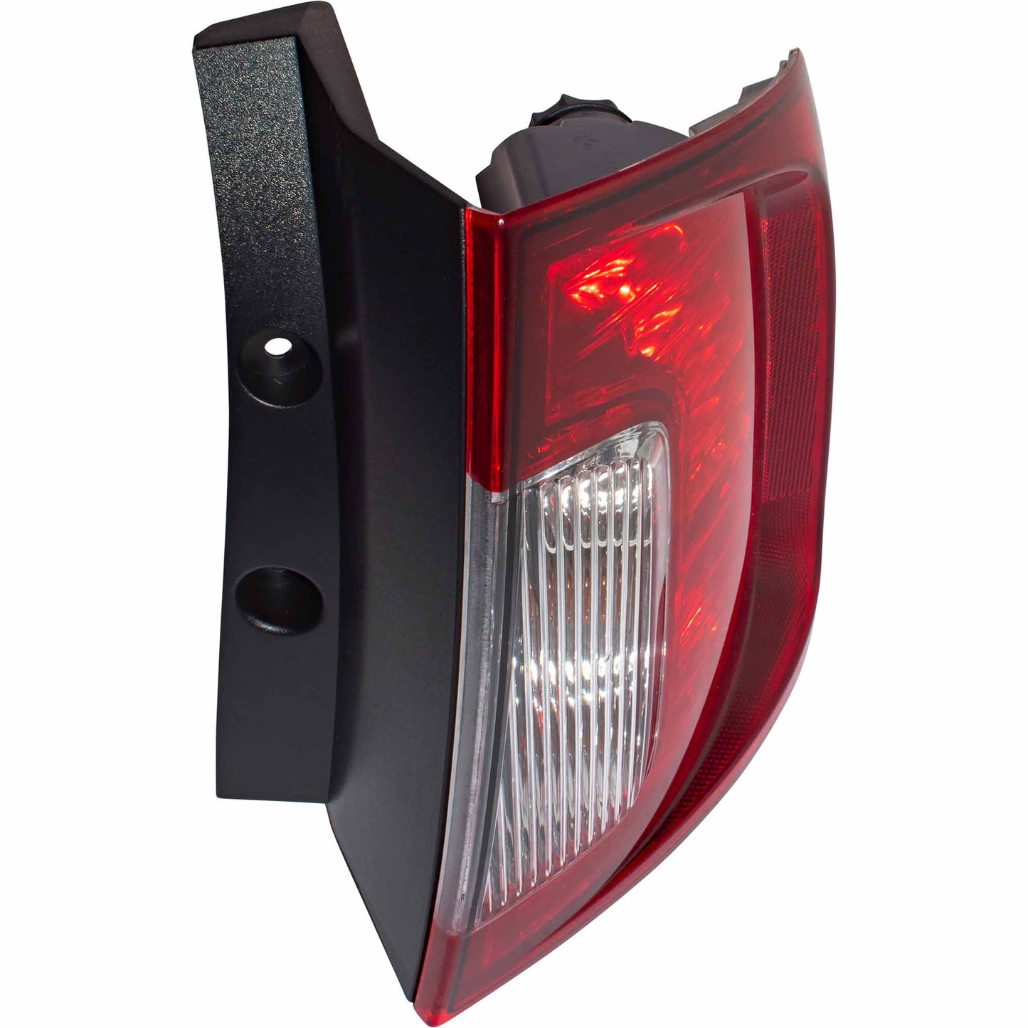 Brock Passenger Side Right Combination Tail Light Assembly With Smoked Red Lens/Clear Back-Up Lens Compatible with 2011-2014 Ford Edge Sport 3222-2088R