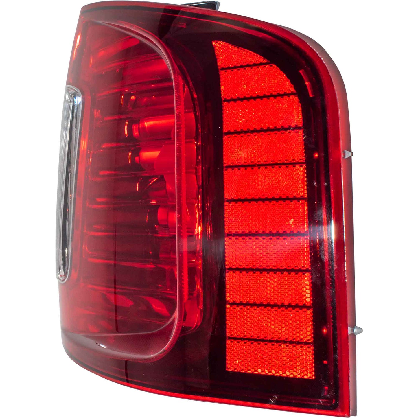 Brock Passenger Side Right Combination Tail Light Assembly With Smoked Red Lens/Clear Back-Up Lens Compatible with 2011-2014 Ford Edge Sport 3222-2088R