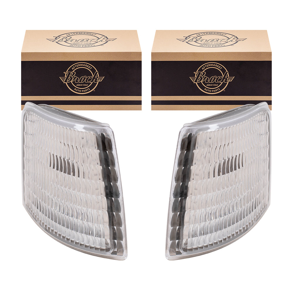 Park/Signal/Side Marker for 1992-1996 Bronco for 1992-1996 F-150 1992-1997 F-250 1992-1997 F-350 F2TZ15A201D Set FO2550110
