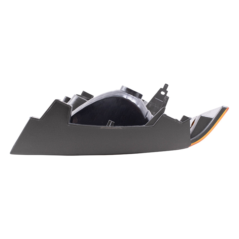 Park/Signal/Side Marker for 2005-2007 F-250 Super Duty Black Bezel for 2005-2007 F-350 Super Duty 5C3Z13201AAA Set FO2520182