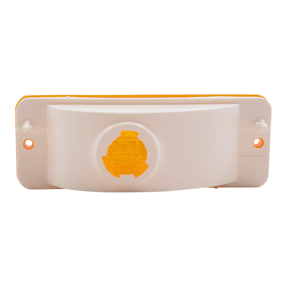 Brock Replacement Park Signal Front Marker Light with Amber Lens Compatible with 1975-1977 F100 F150 F250 F350 + 1975-1978 E-Series Van