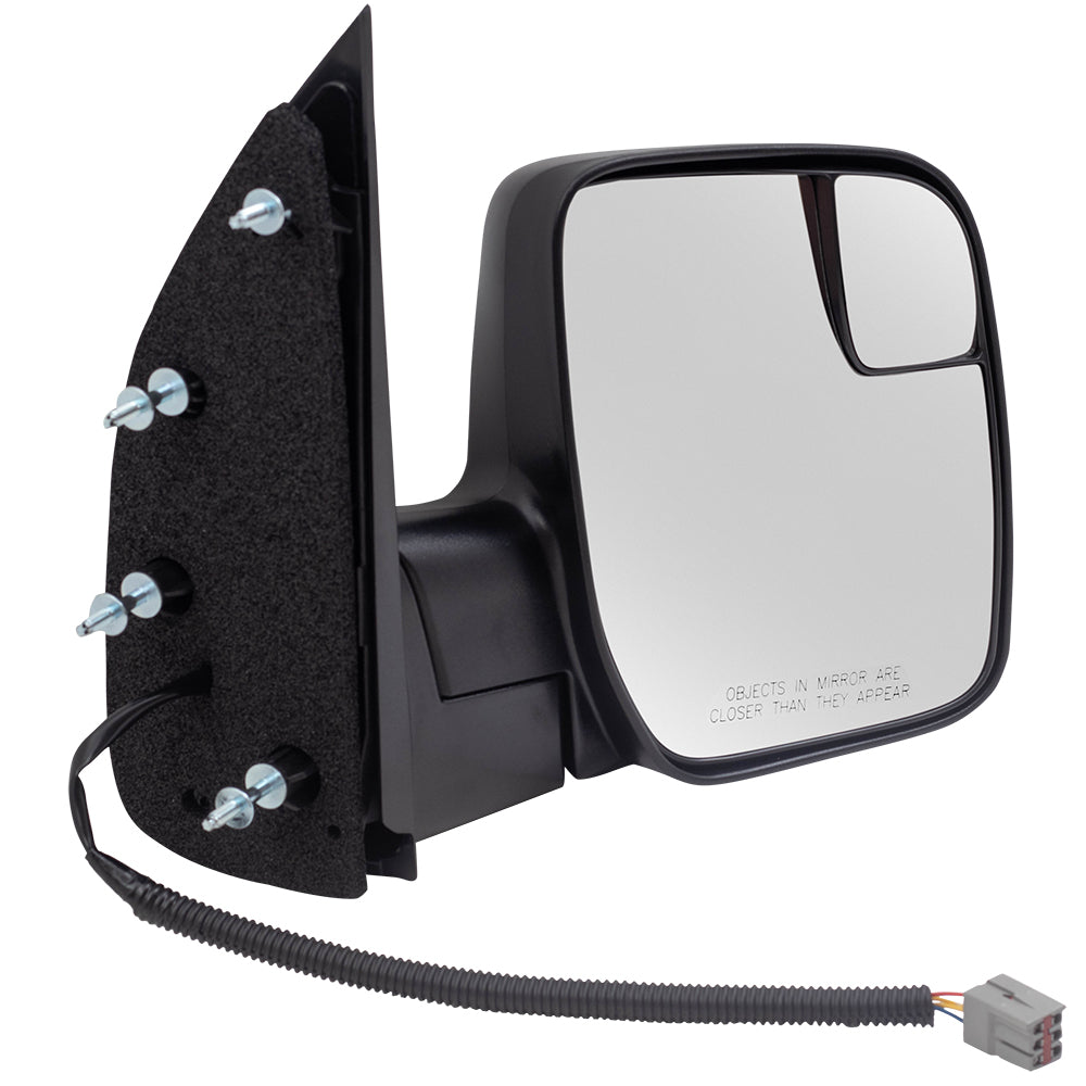 Power Mirror for 2009-2014 E-150 Sail Type Spotter Glass for 2009-2014 E-250 for 2009-2017 E-350 Super Duty for 2009-2017 E-450 Super Duty AC2Z17683AA Set FO1320396