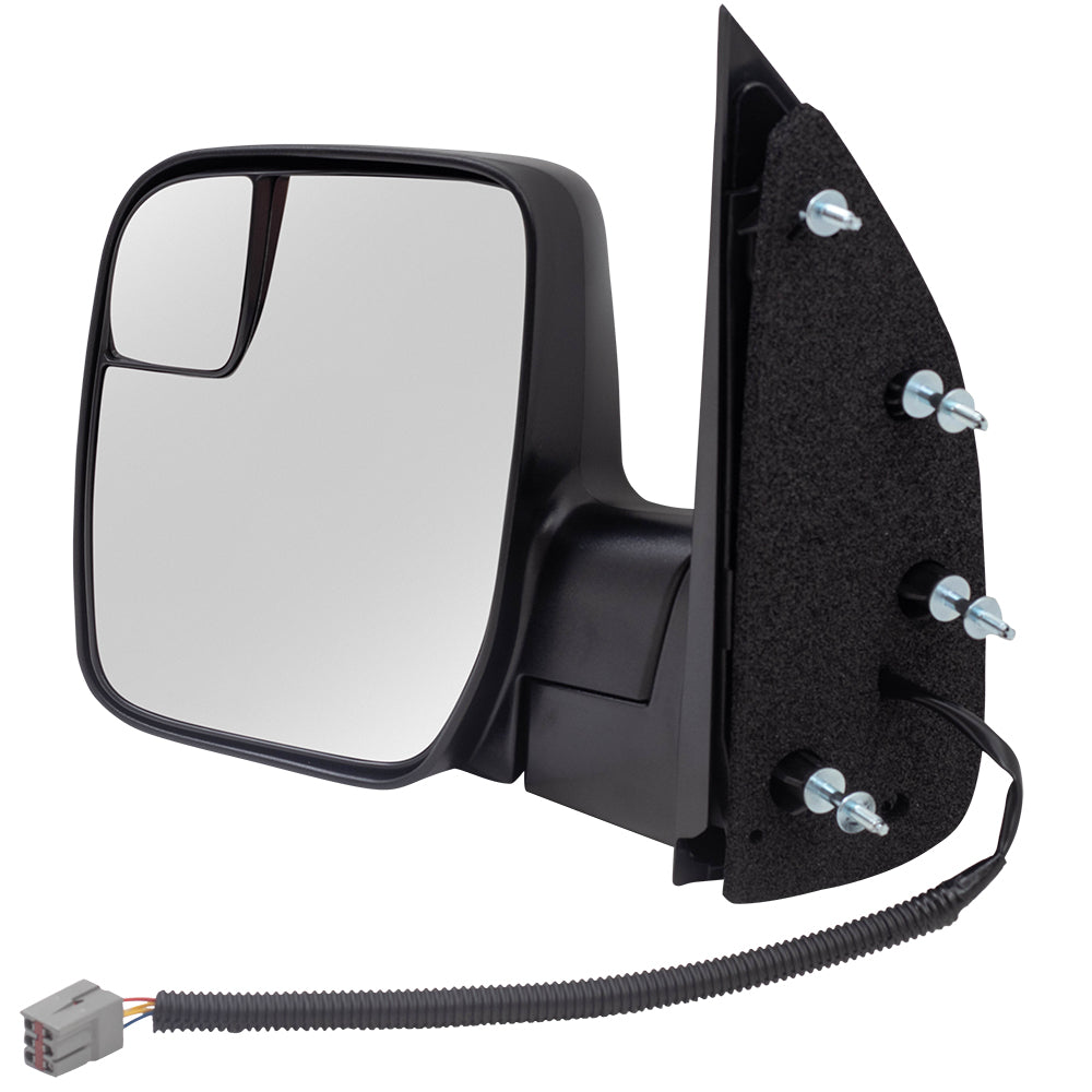Power Mirror for 2009-2014 E-150 Sail Type Spotter Glass for 2009-2014 E-250 for 2009-2017 E-350 Super Duty for 2009-2017 E-450 Super Duty AC2Z17683AA Left FO1320396