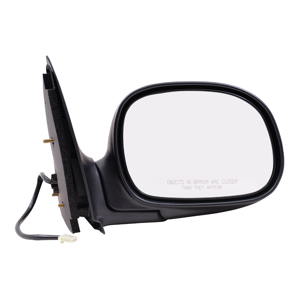 Power Mirror for 1997-2003 F-150 Standard Cab/Extended Cab Adapter for 1997-1999 F-250 for 2004 F-150 Heritage 1L3Z17683EAA Set FO1320134