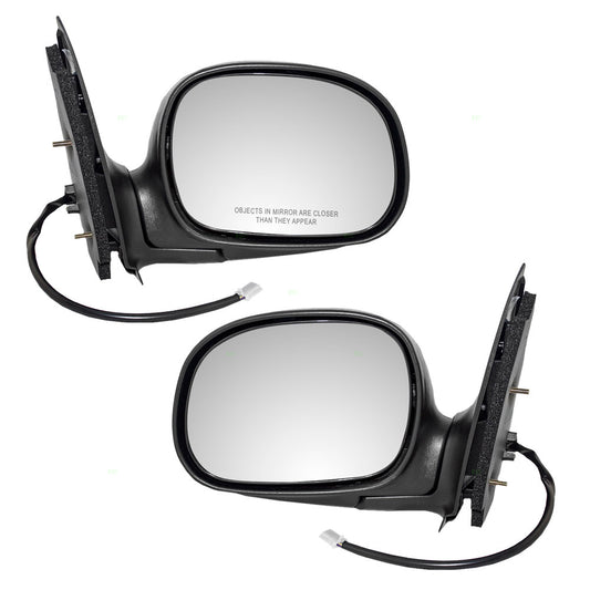 Power Mirror for 1997-2003 F-150 Exc Crew Cab for 1997-1999 F-250 for 2004 F-150 Heritage F75Z17683JAB Set FO1320138