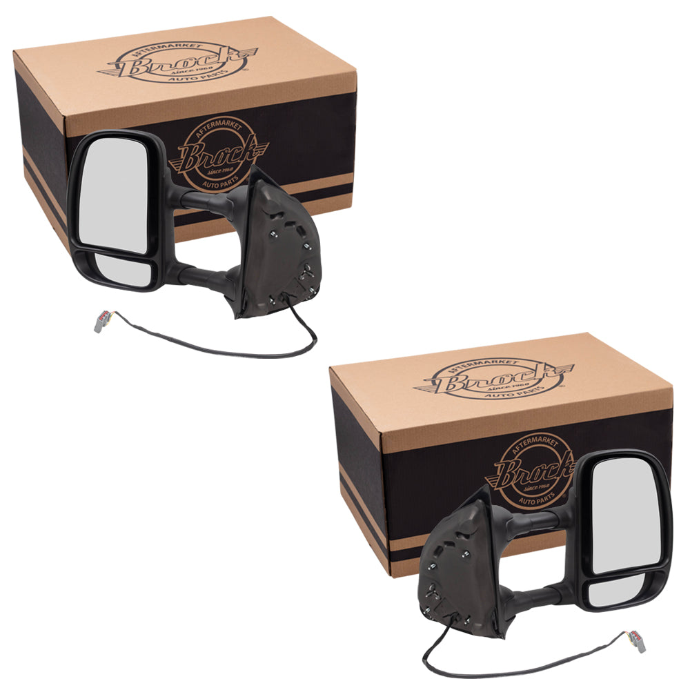 Power Mirror for 2000-2005 Excursion Extendable Includes Adapter for 1999-2007 F-250 Super Duty for 1999-2007 F-350 Super Duty 3C3Z17683DAA Set FO1320227