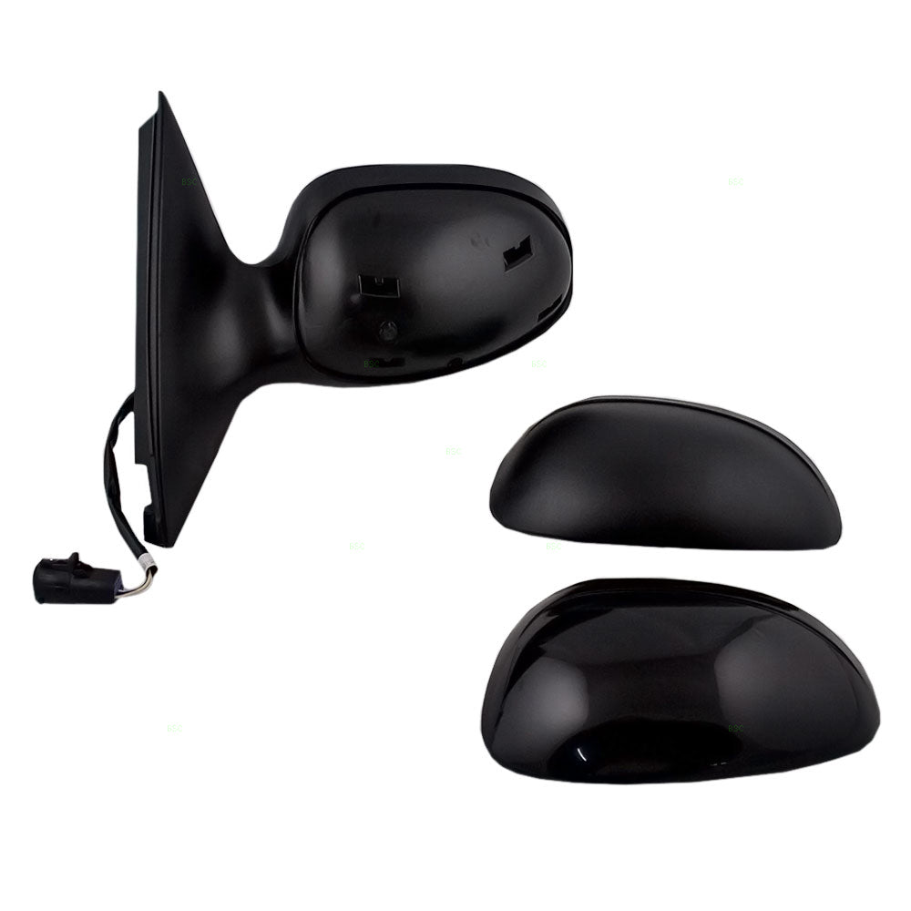Power Mirror for 2000-2007 Taurus Paint To Match & Textured Black Covers for 2000-2005 Sable 6F1Z17683C Left FO1320194