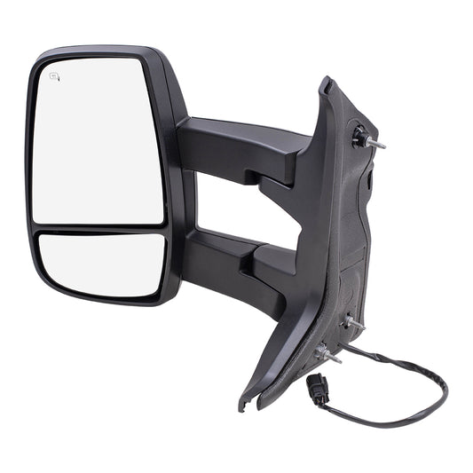 Power Mirror for 2015-2019 Transit-150 Medium & High Roof Dual Long Arms Turn Signal Indicator Heated for 2015-2019 Transit-250 CK4Z17683FB Left FO1320630