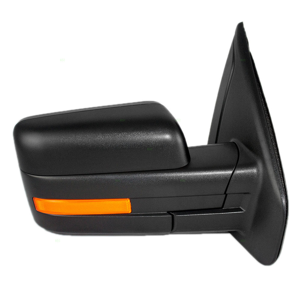 Power Mirror for 2009-2014 F-150 Reflector Pedestal Type Turn Signal Indicator Heated 9L3Z17682CB Right FO1321349