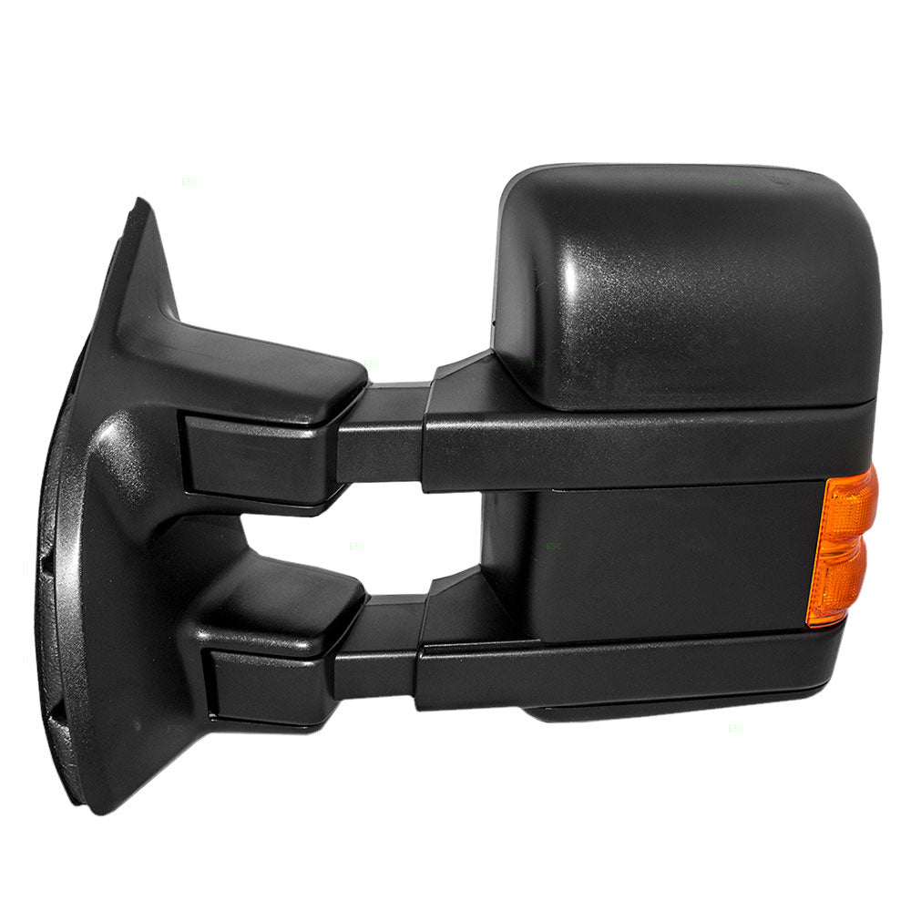 Power Towing Mirror for 2008-2010 F-250 Super Duty Extendable Turn Signal Indicator Memory Heated for 2008-2010 F-350 Super Duty 7C3Z17683EC Left FO1320356