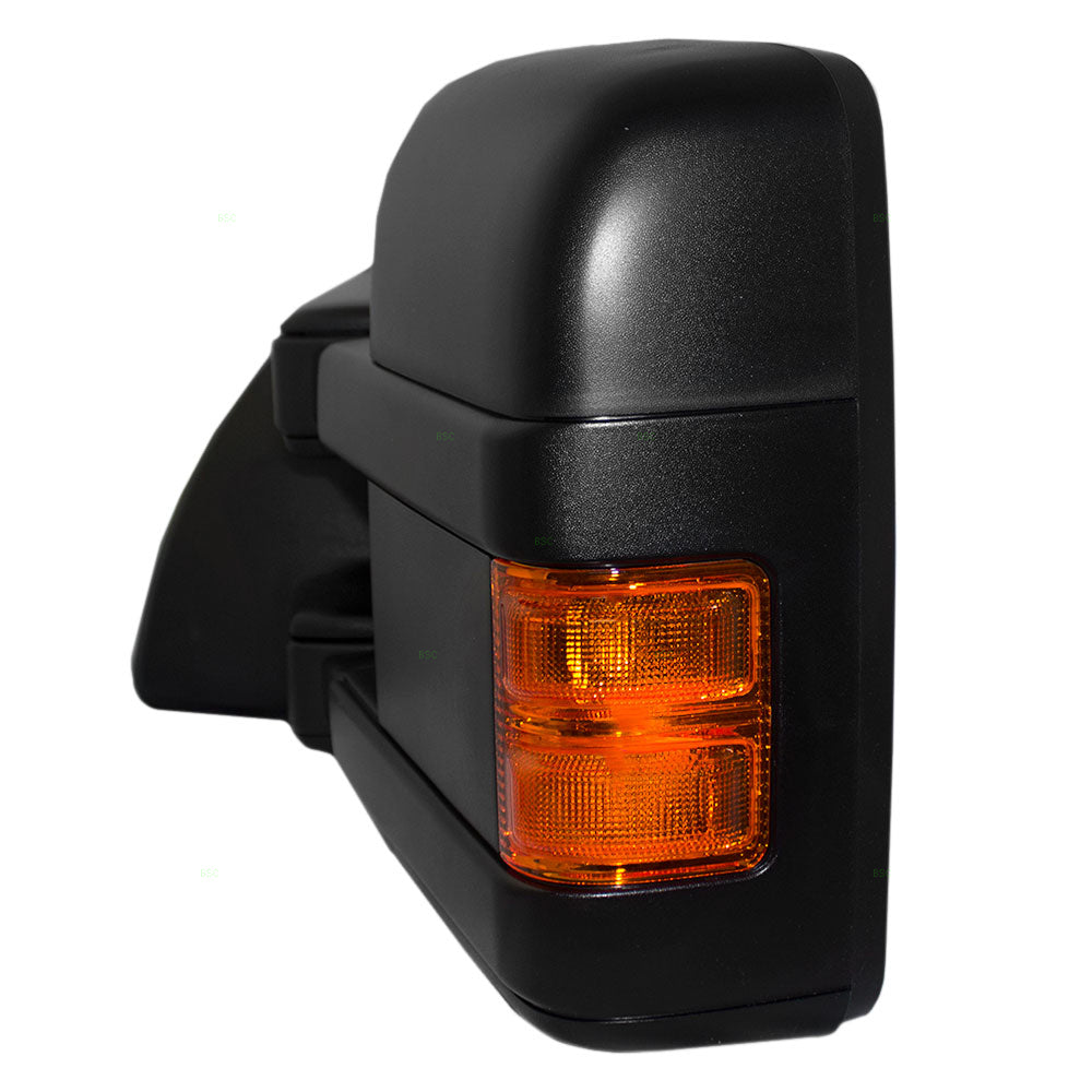 Power Towing Mirror for 2008-2010 F-250 Super Duty Extendable Turn Signal Indicator Memory Heated for 2008-2010 F-350 Super Duty 7C3Z17683EC Left FO1320356