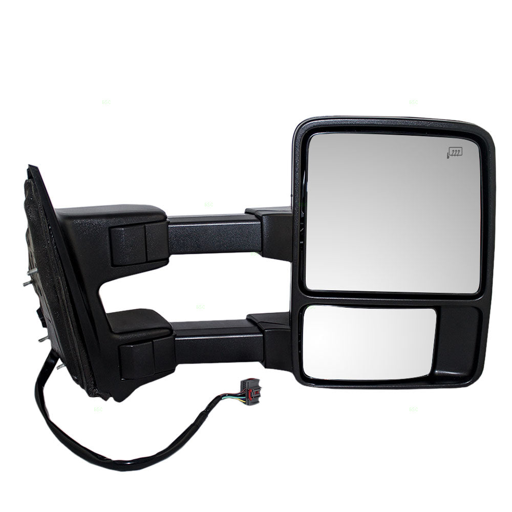 Passengers Power Tow Mirror Heated Signal Memory Clearance Lamp Telescopic Replacement for Ford Pickup Truck 7C3Z17682EB