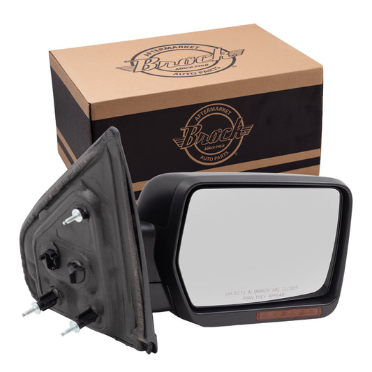 Power Mirror for 2009-2014 F-150 Pedestal Type Turn Signal Indicator Memory Heated Manual Fold 9L3Z17682DBPTM Right FO1321354