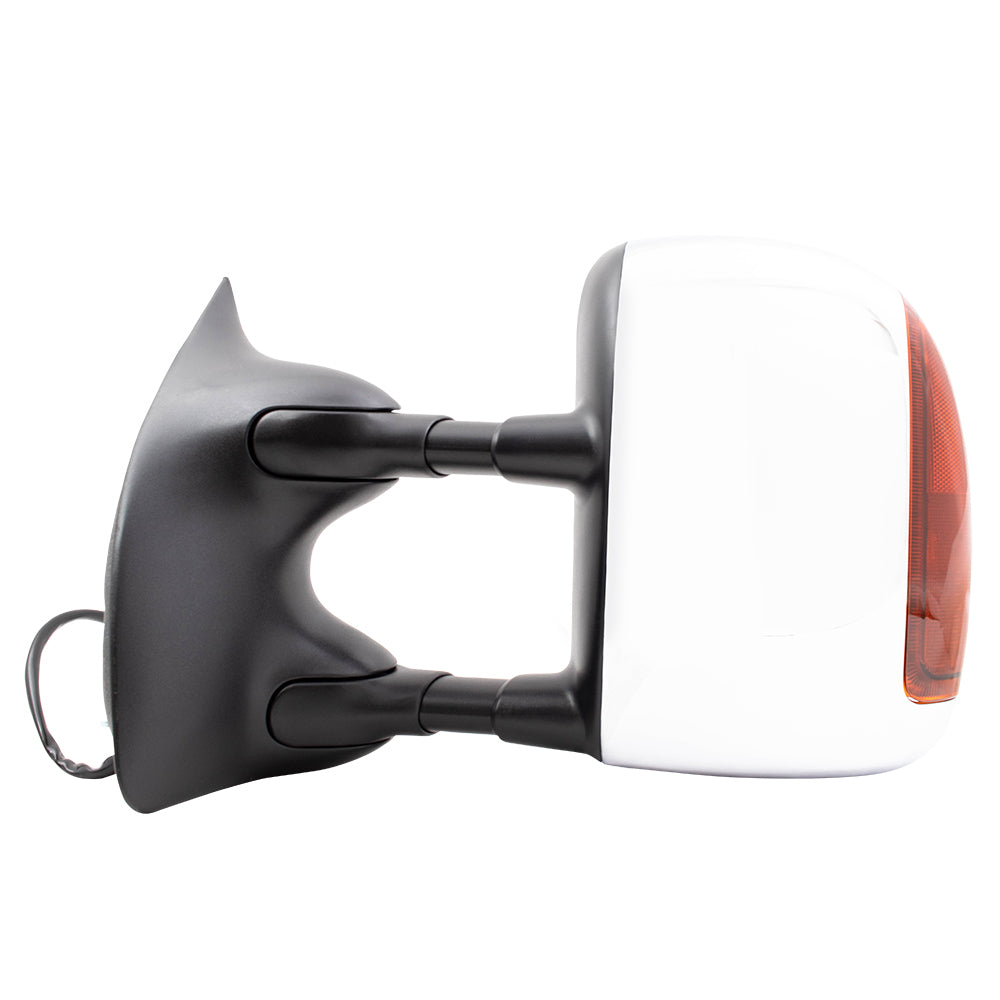 Power Towing Mirror for 2000-2005 Excursion Extendable Turn Signal Indicator for 2002-2007 F-250 Super Duty for 2002-2007 F-350 Super Duty 1C3Z17683DAA Left FO1320269
