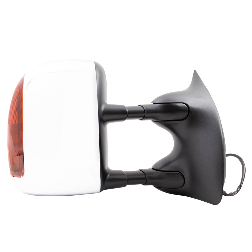 Power Towing Mirror for 2000-2005 Excursion Extendable Turn Signal Indicator for 2002-2007 F-250 Super Duty for 2002-2007 F-350 Super Duty 1C3Z17682DAA Right FO1321269