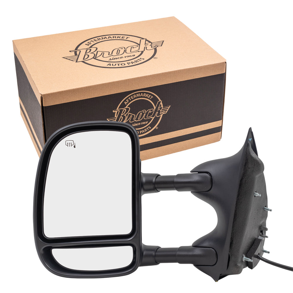 Power Towing Mirror for 2000-2005 Excursion Extendable Includes Adapter Heated for 1999-2007 F-250 Super Duty for 1999-2007 F-350 Super Duty 3C7Z17683EAA Left FO1320218