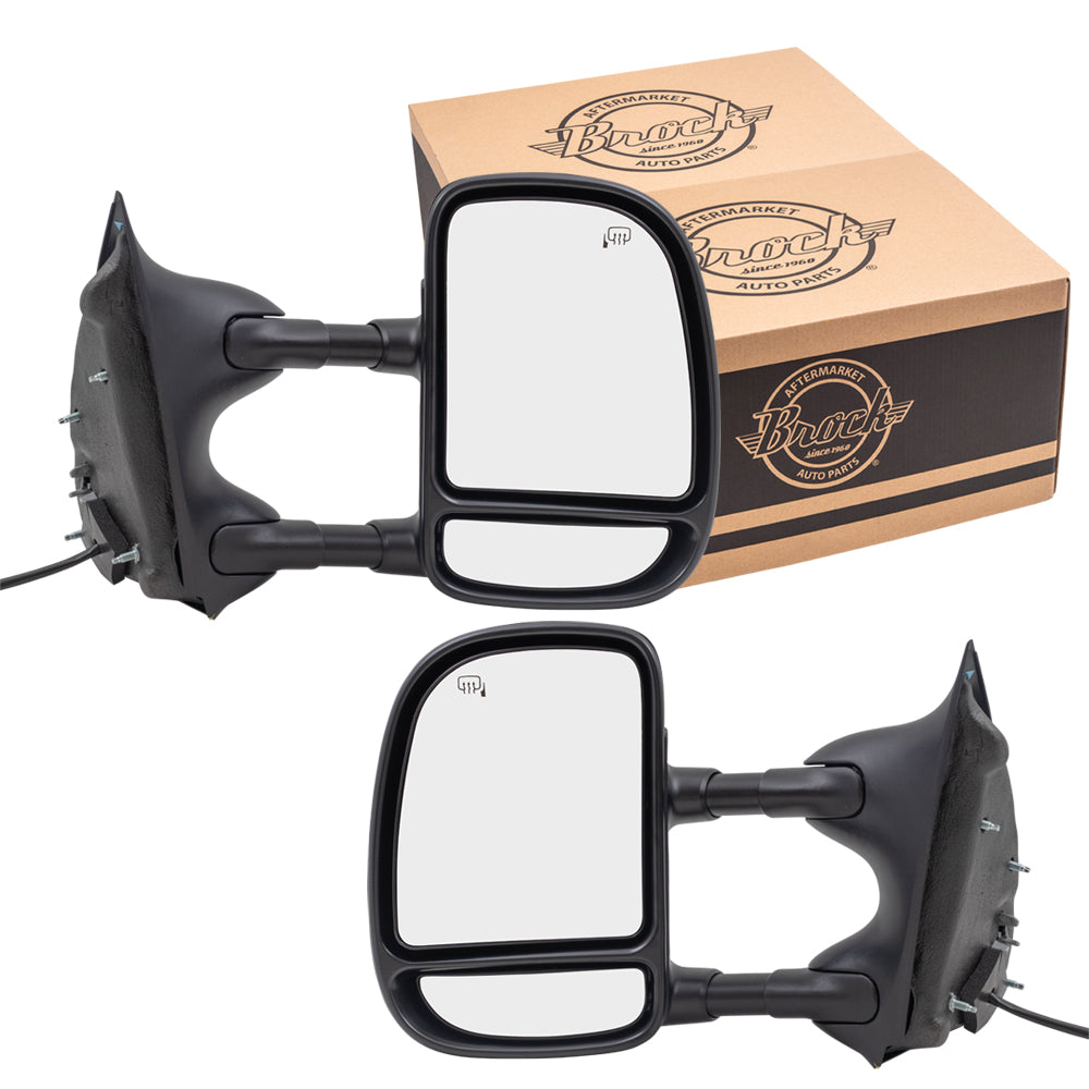 Power Towing Mirror for 2000-2005 Excursion Extendable Includes Adapter Heated for 1999-2007 F-250 Super Duty for 1999-2007 F-350 Super Duty 3C7Z17683EAA Set FO1320218