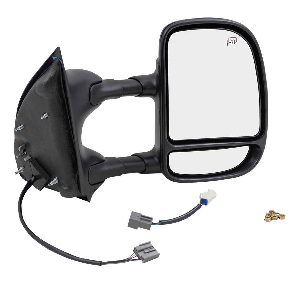 Power Towing Mirror for 2000-2005 Excursion Extendable Includes Adapter Heated for 1999-2007 F-250 Super Duty for 1999-2007 F-350 Super Duty 3C7Z17683EAA Set FO1320218