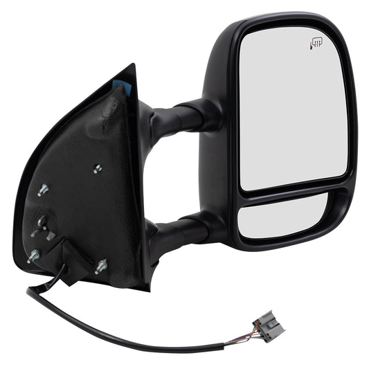 Power Towing Mirror for 2003-2005 Excursion Extendable Dual Arms-Double Swing Turn Signal Indicator Heated for 2003-2007 F-250 Super Duty for 2003-2007 F-350 Super Duty 4C3Z17D742CAA Right FO1321274