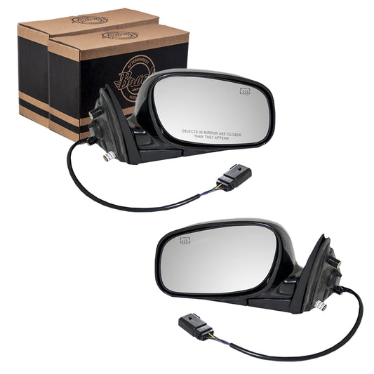 Power Mirror for 2003-2007 Town Car 12H5P From 3/9/04 Heated 4W1Z17683AAB Set FO1320328