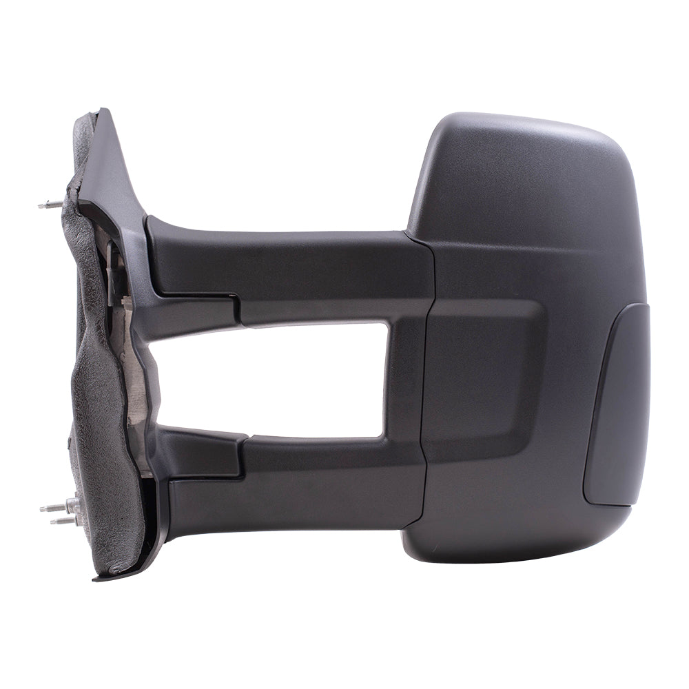Replacement Set Driver and Passenger Side Manual Mirrors with Dual Long Arms Compatible with 2015-2019 Transit Van with Low Roof