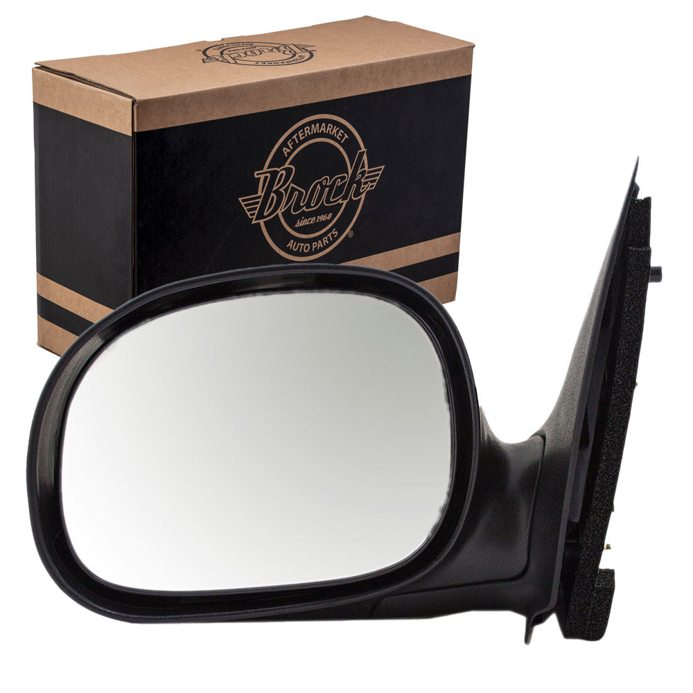 Manual Mirror for 1997-2002 F-150 Contour Type To 02/11/02 1997-1999 F-250 1997-1997 F-350 F7TZ17D743BB Left