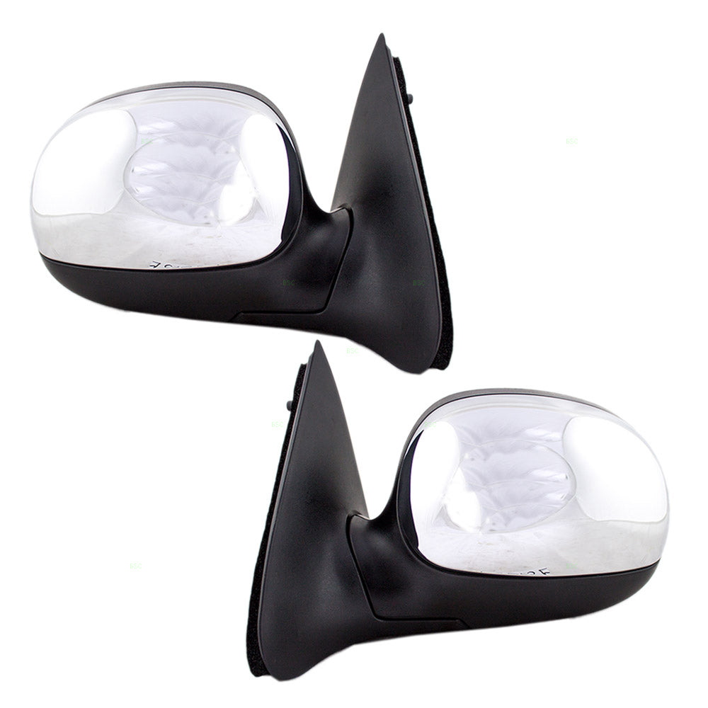 Manual Mirror for 1997-2002 F-150 Contour Type To 02/11/02 1997-1999 F-250 1997-1997 F-350 F7TZ17D743AB Set