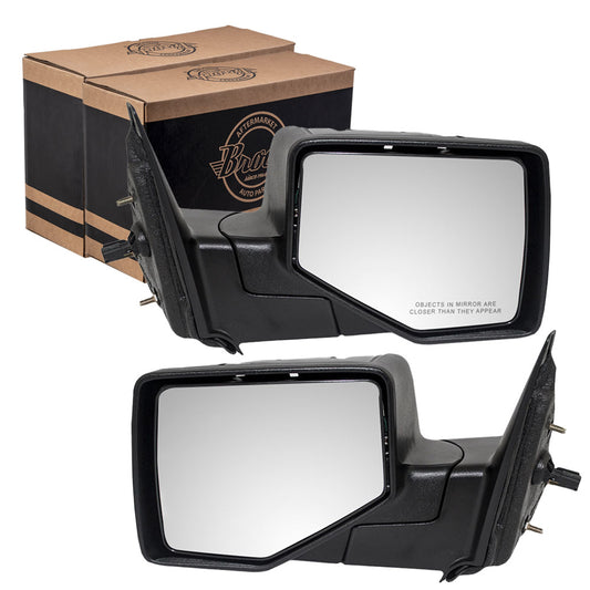 Power Mirror for 2006-2011 Ranger Textured Base/Smooth Cover 8L5Z17683AA Set FO1320386