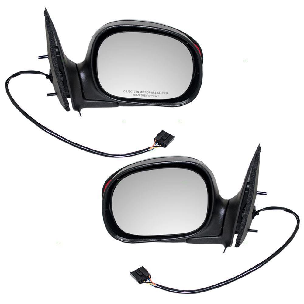 Power Mirror for 2000-2003 F-150 Turn Signal Indicator for 2004 F-150 Heritage 1L3Z17683CAB Set FO1320221