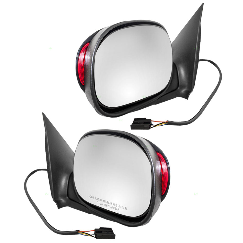 Power Mirror for 2000-2003 F-150 Turn Signal Indicator for 2004 F-150 Heritage 1L3Z17683CAB Set FO1320221