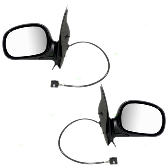 Power Mirror for 2001-2003 F-150 Supercrew Cab From 01/23/01 Turn Signal Indicator YL3Z17683BAA Set