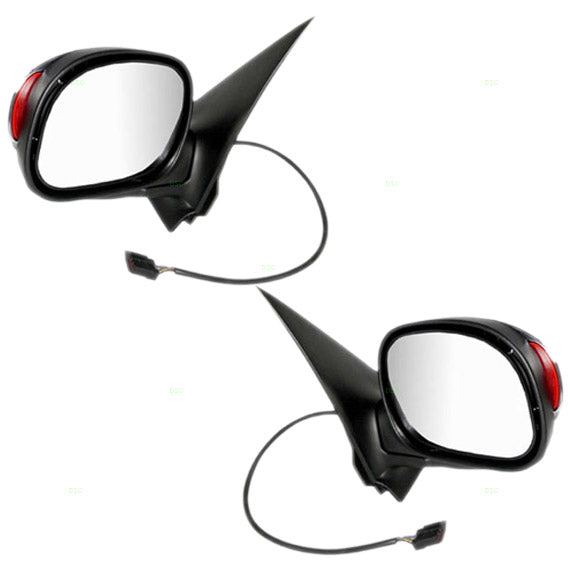 Power Mirror for 2001-2003 F-150 Supercrew Cab From 01/23/01 Turn Signal Indicator YL3Z17683BAA Set