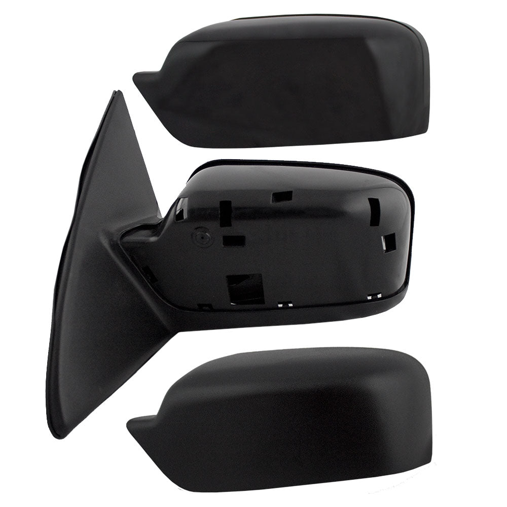 Power Mirror for 2006-2010 Fusion Paint To Match & Textured Black Covers for 2006-2010 Milan 6E5Z17683A Left FO1320265