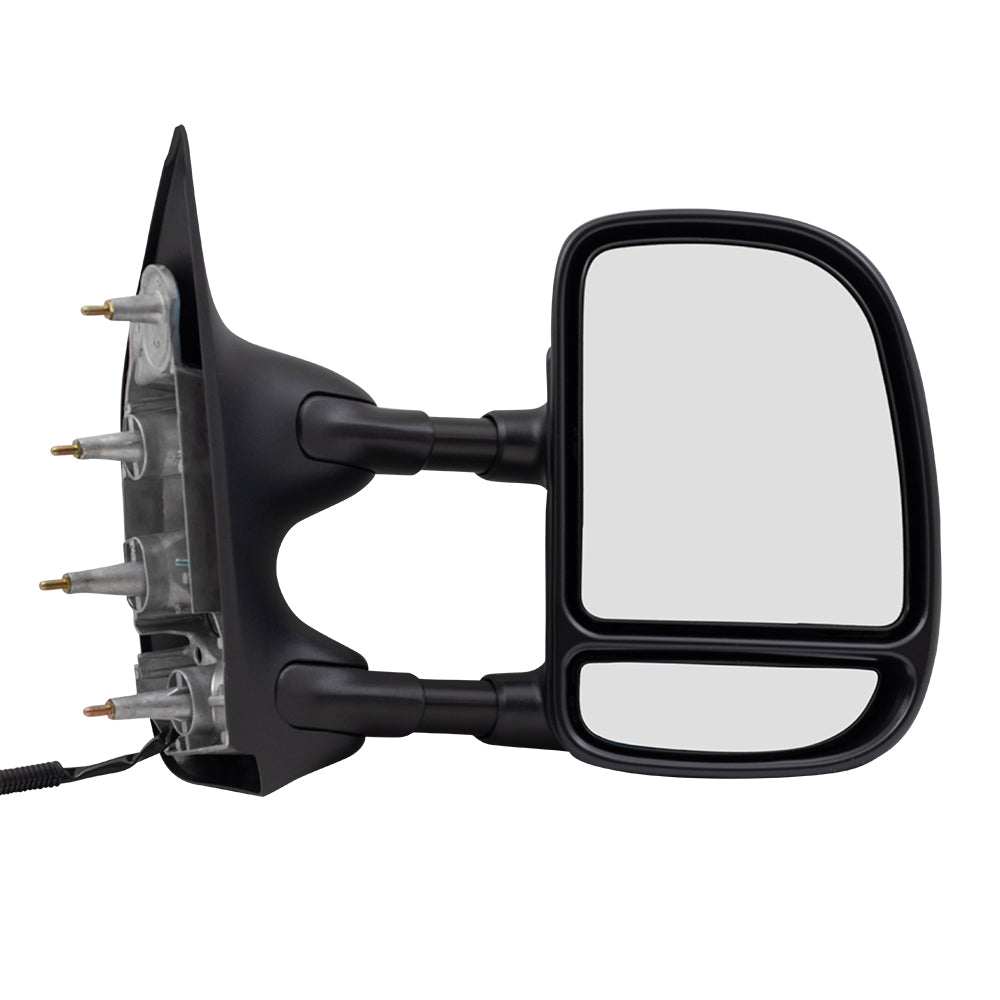 Power Towing Mirror for 2002 E-150 Econoline Extendable for 2002-2008 E-150 for 2002 E-250 Econoline for 2003-2008 E-250 for 2002-2005 E-350 Club Wagon for 2002-2008 E-350 Super Duty 7C2Z17682CA