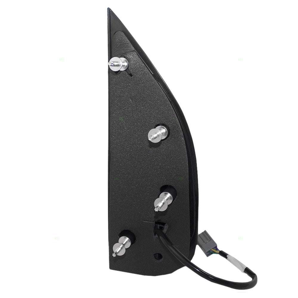 Power Mirror for 2002 E-150 Econoline Dual Glass-4 Mounting Points for 2003-2007 E-150 for 2002 E-250 Econoline for 2003-2007 E-250 for 2003-2005 E-350 Club Wagon for 2002-2007 E-350 Super Duty Left