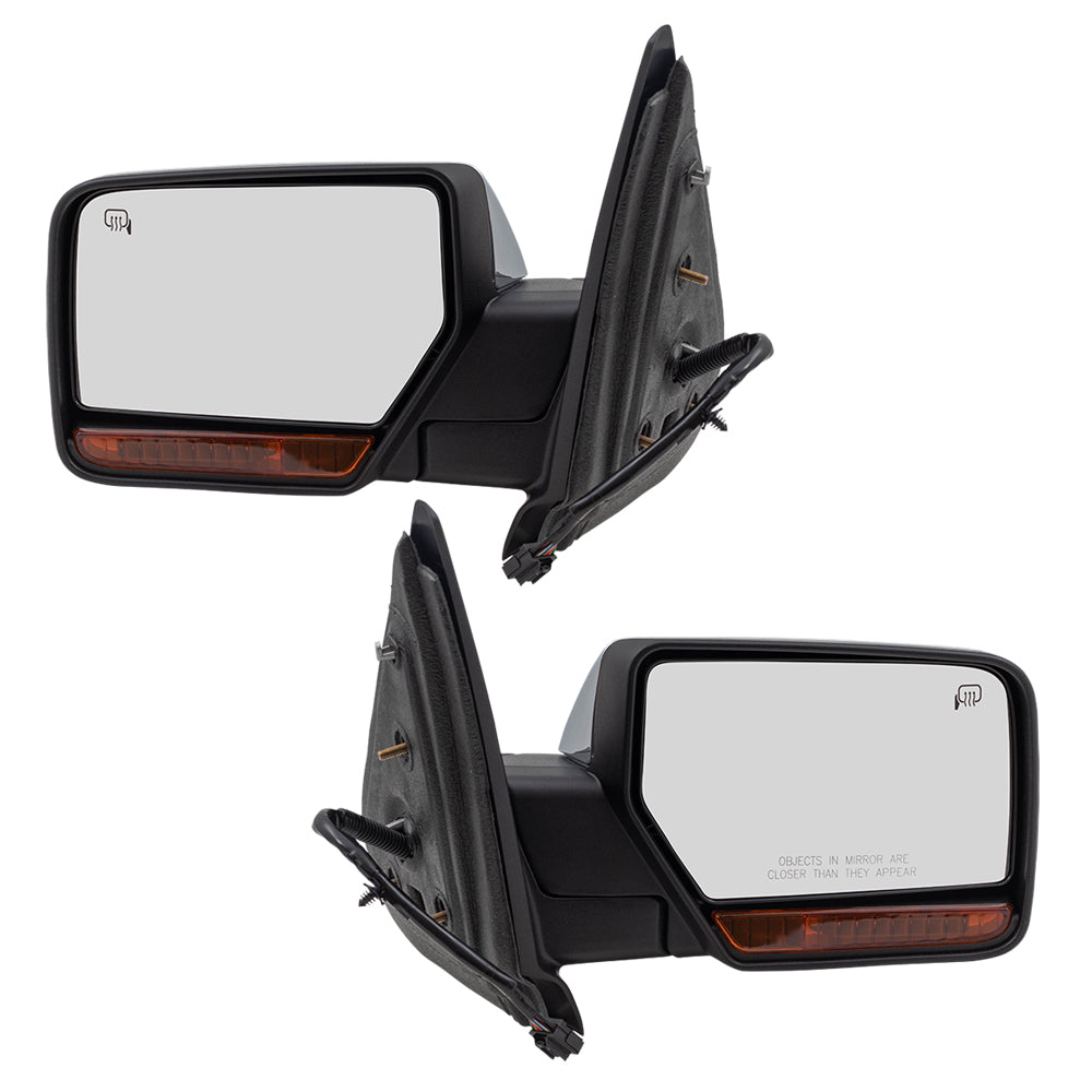 Power Mirror for 2007-2008 Expedition Turn Signal Indicator Puddle Lamp Memory Heated Power Fold for 2007-2008 Navigator 8L7Z17683AA Set FO1320391