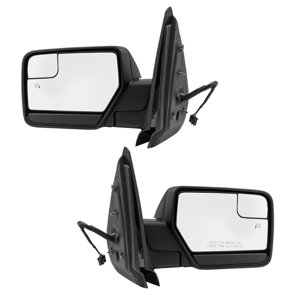 Power Mirror for 2012-2017 Expedition Spotter Glass Puddle Lamp Heated CL1Z17683AA Set FO1320485