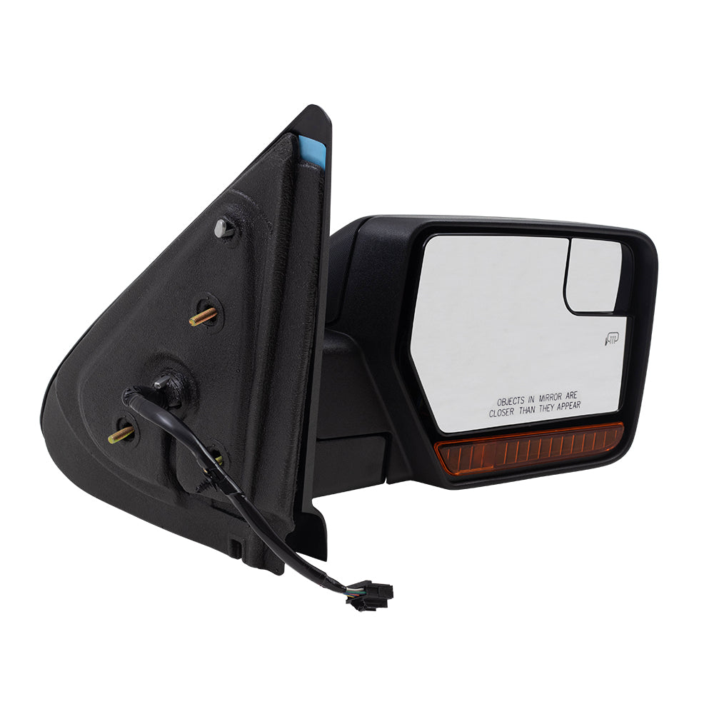Power Mirror for 2012-2017 Expedition Spotter Glass Turn Signal Indicator Puddle Lamp Memory Heated CL1Z17682BA Right FO1321486