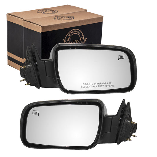 Power Mirror for 2008-2009 Taurus Satin Chrome Puddle Lamp Heated for 2008-2009 Sable 8G1Z17683F Set FO1320335