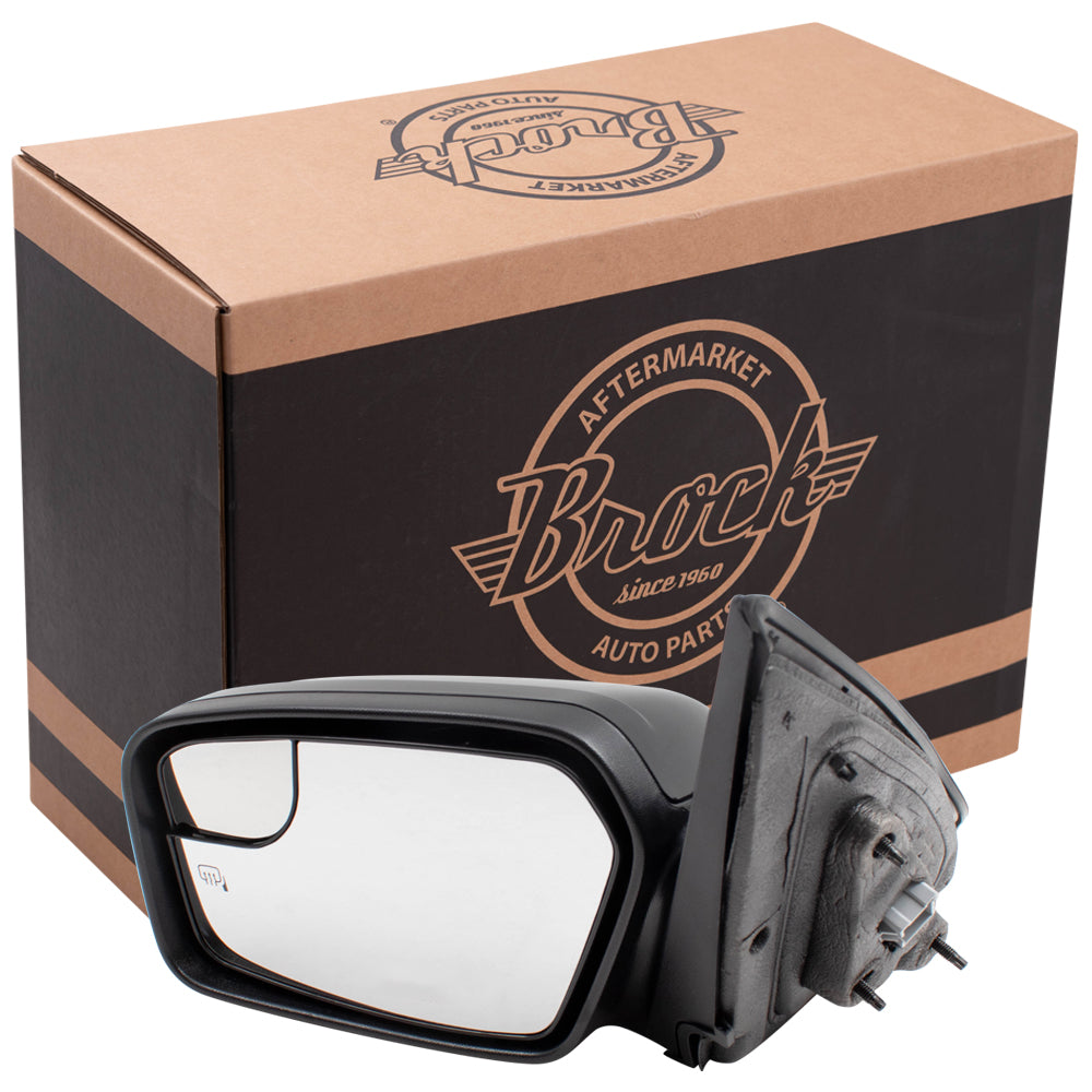Power Mirror for 2011-2012 Fusion Puddle Lamp Heated for 2011 Milan 6E5Z17D743BPTM Left FO1320423