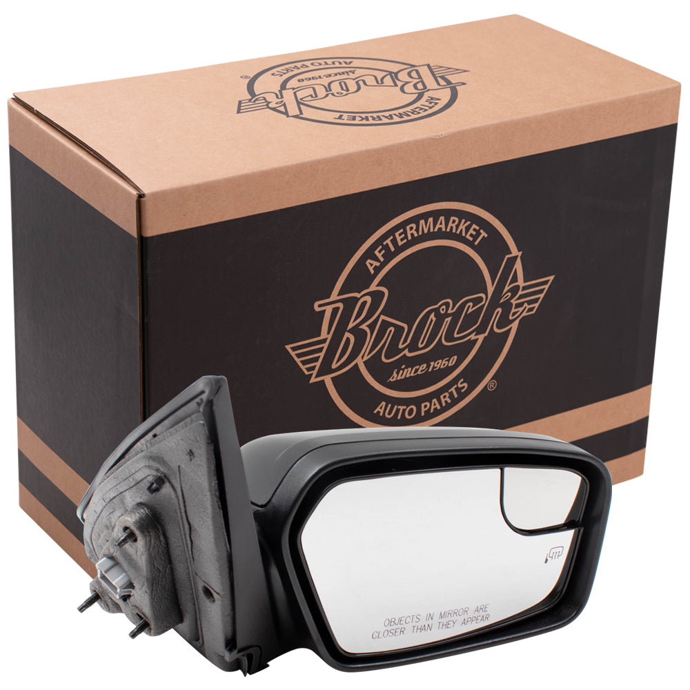 Power Mirror for 2011-2012 Fusion Puddle Lamp Heated for 2011 Milan 6E5Z17D742BPTM Right FO1321423