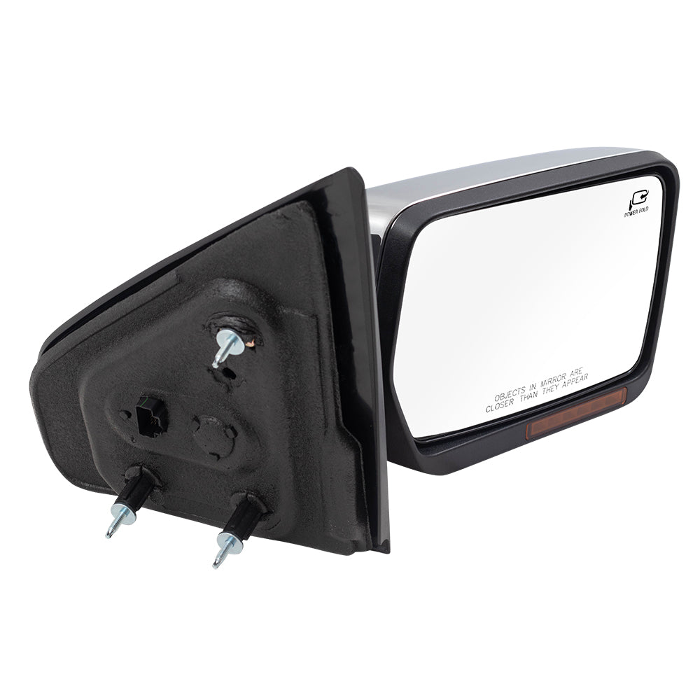 Power Mirror for 2007-2008 F-150 Turn Signal Indicator Puddle Lamp Memory Heated Power Fold for 2007-2008 Mark LT 8L3Z17682AA Right FO1321372